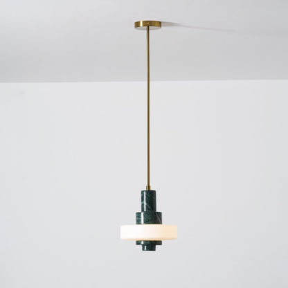 Mercury Green Marble Pendant Lamp