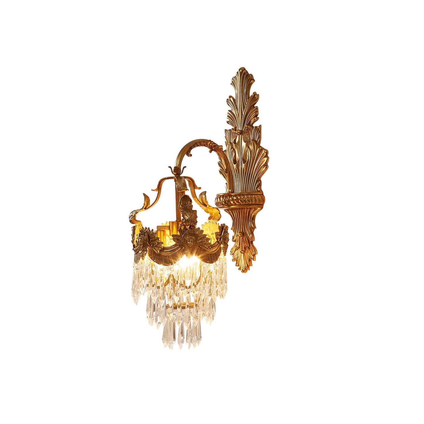 Mesas Brass Wall Lamp