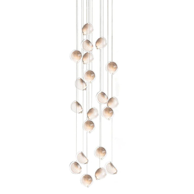 Mesh Glass Cluster Chandelier