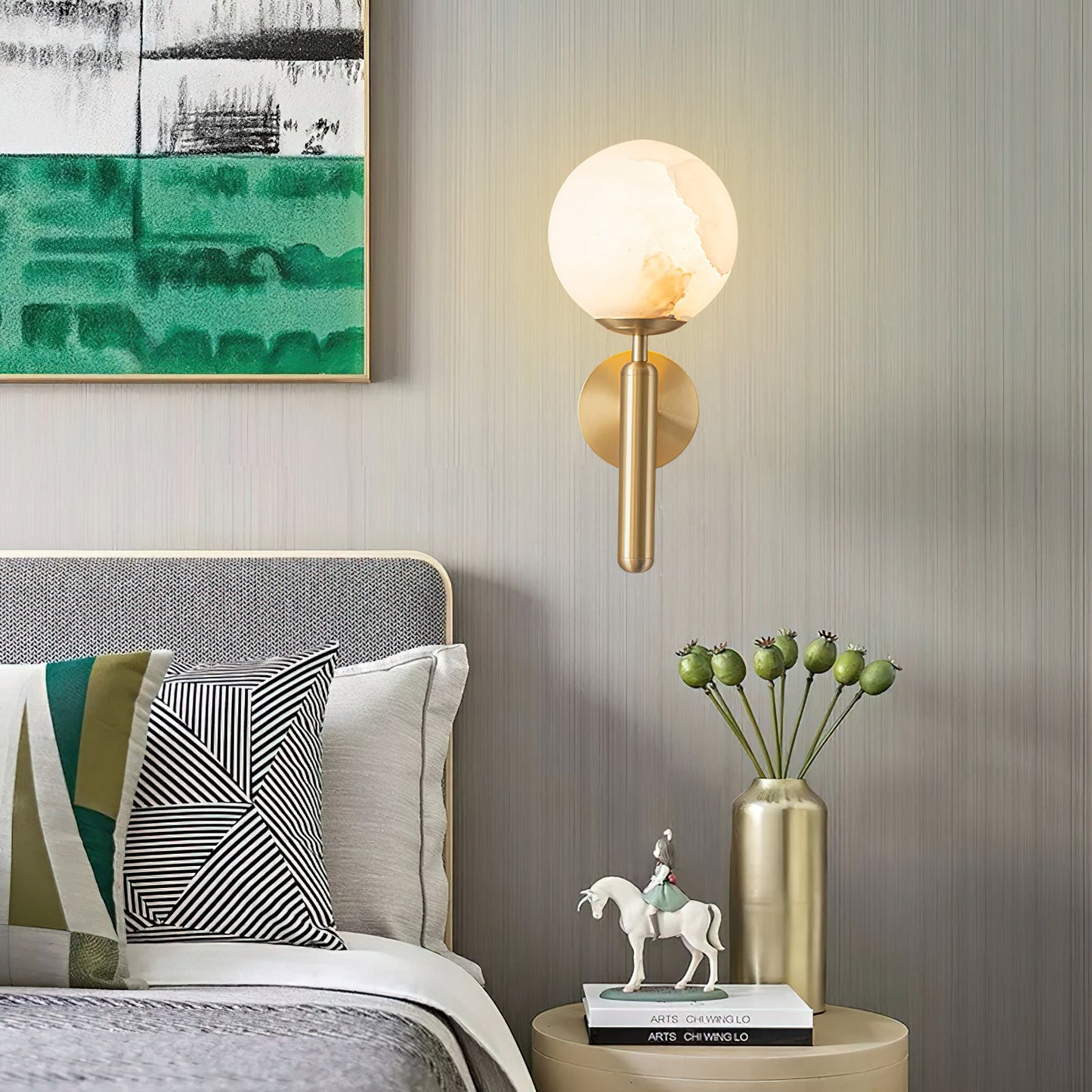Mian Alabaster Wall Lamp