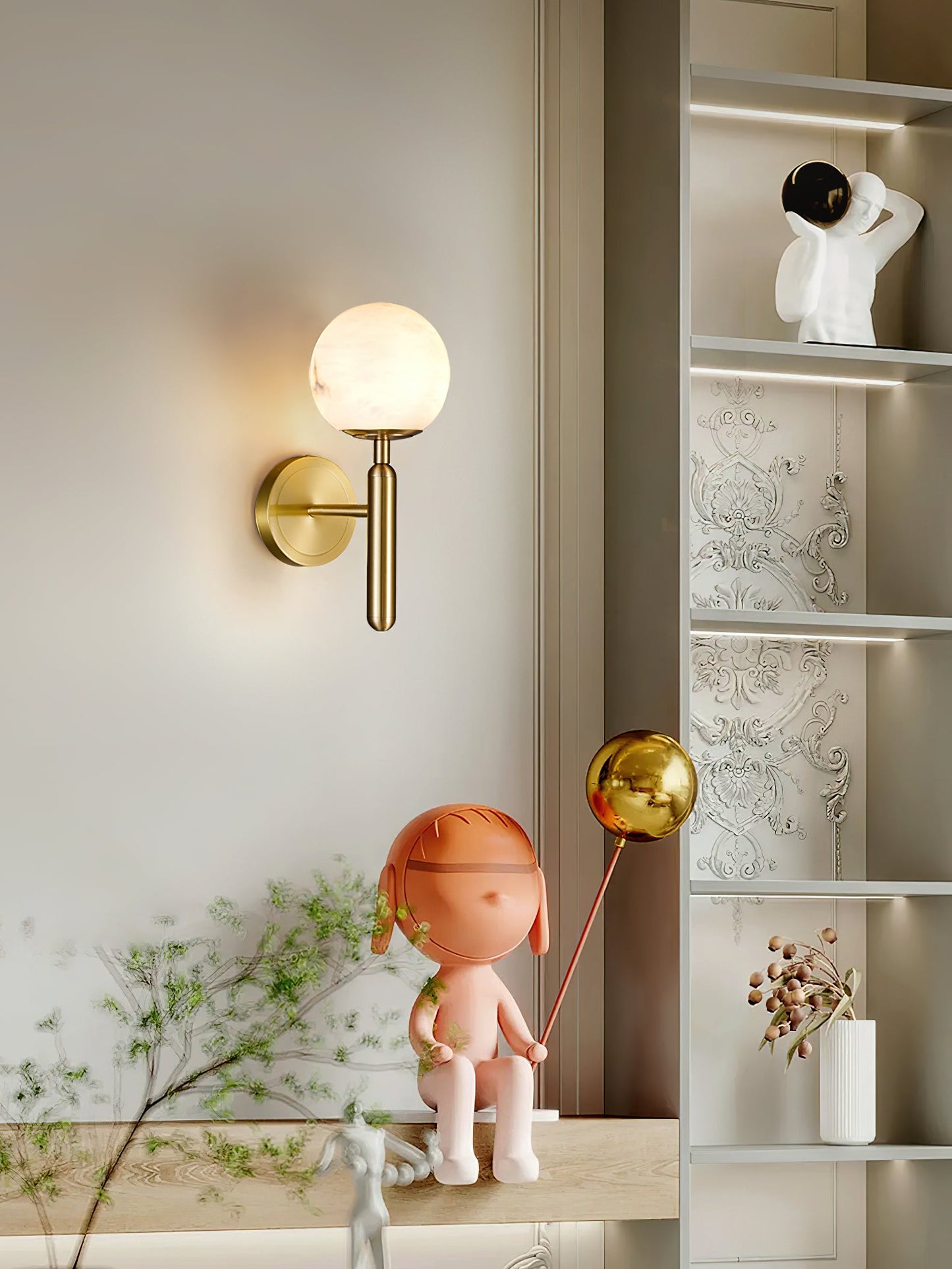 Mian Alabaster Wall Lamp