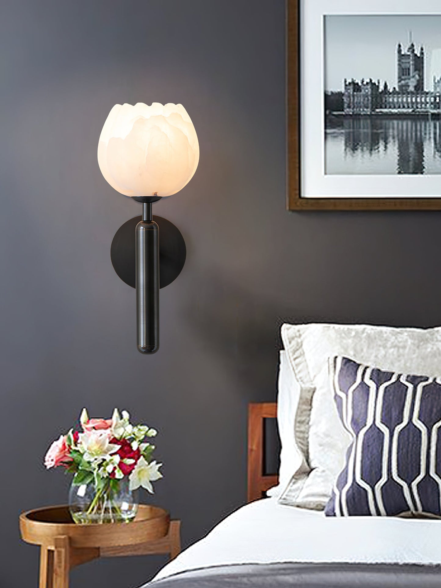 Mian Alabaster Wall Lamp