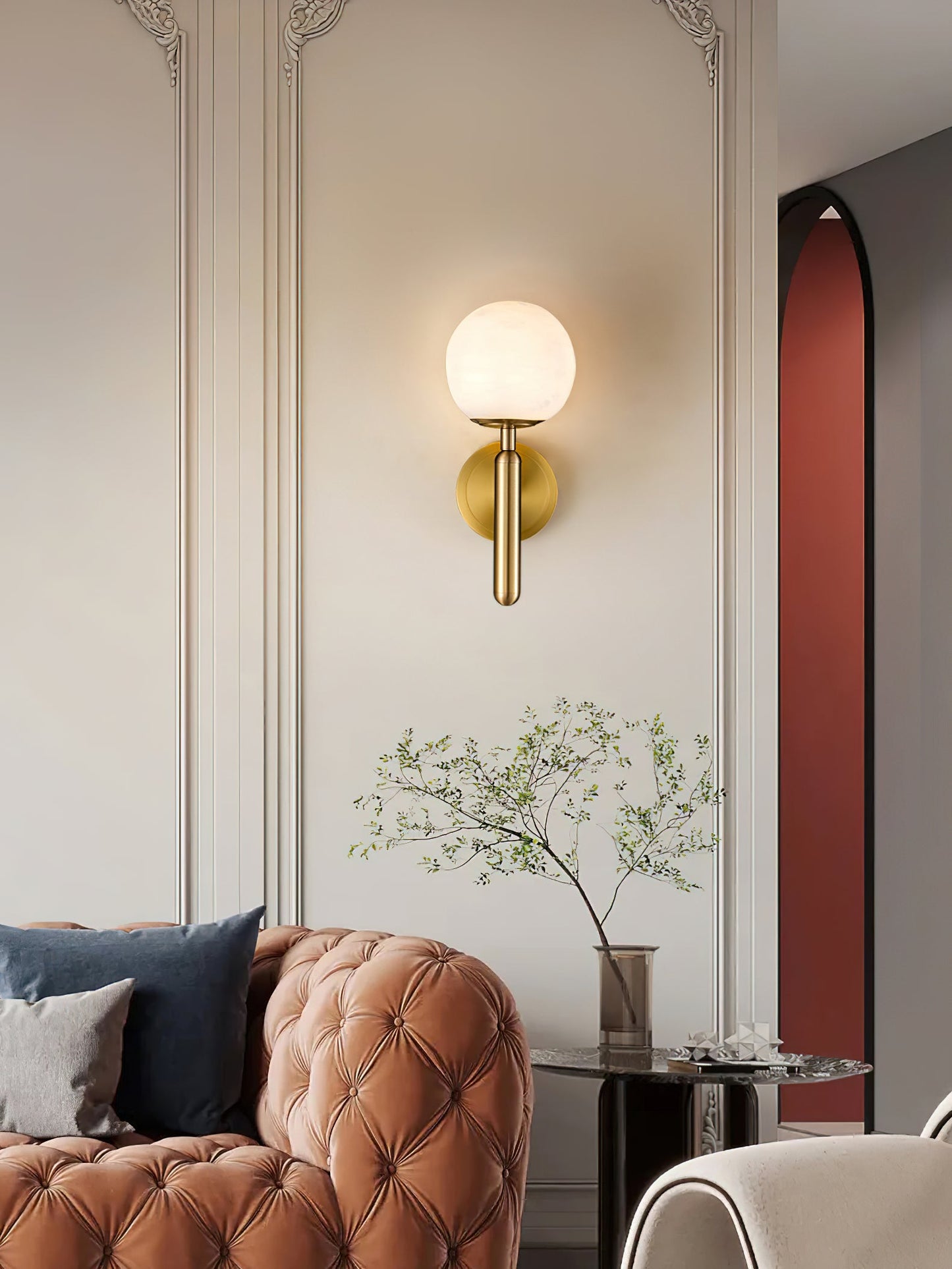 Mian Alabaster Wall Lamp