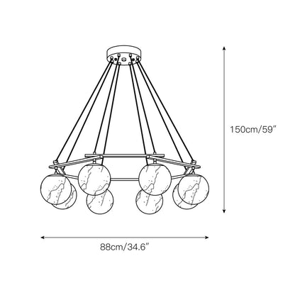 Miira Alabaster Chandelier