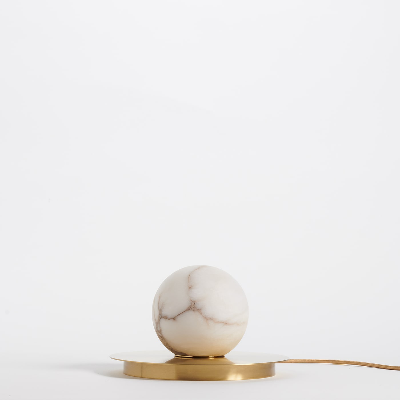 Mini Alabaster Moon Table Lamp