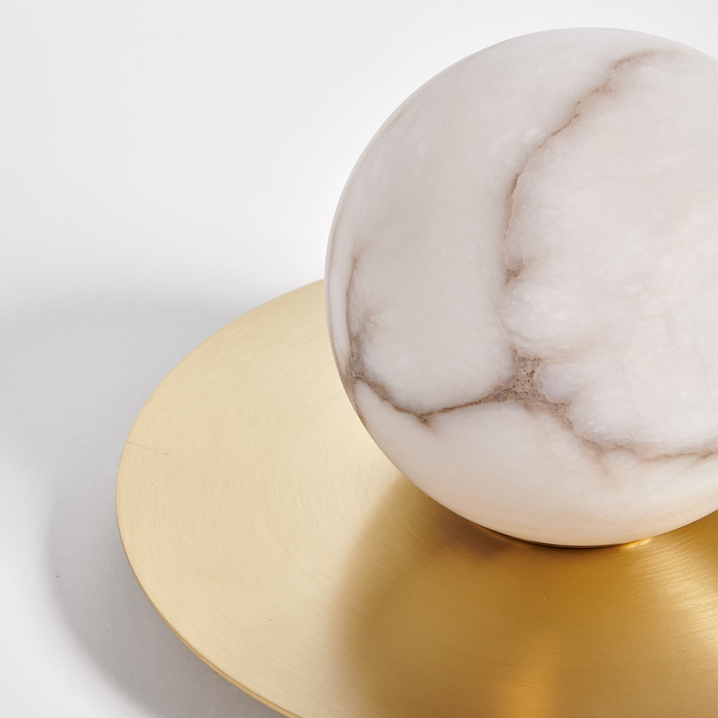 Mini Alabaster Moon Table Lamp