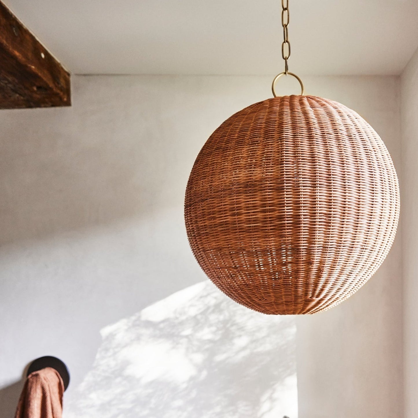 Miramar Rattan Round Pendant Lamp
