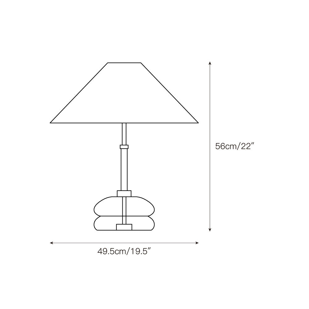 Mission Marble Table Lamp