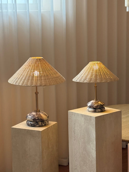 Mission Marble Table Lamp