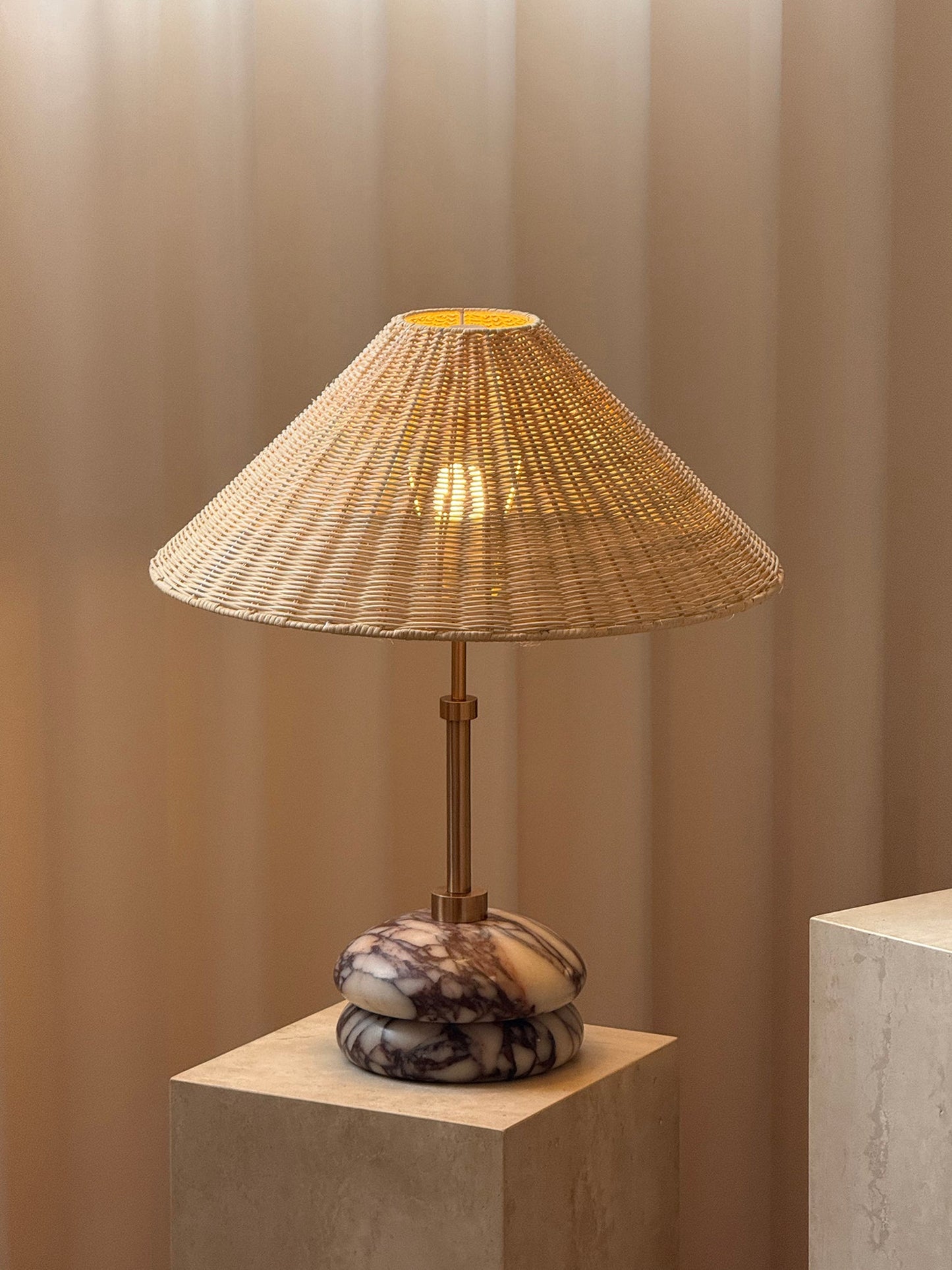Mission Marble Table Lamp