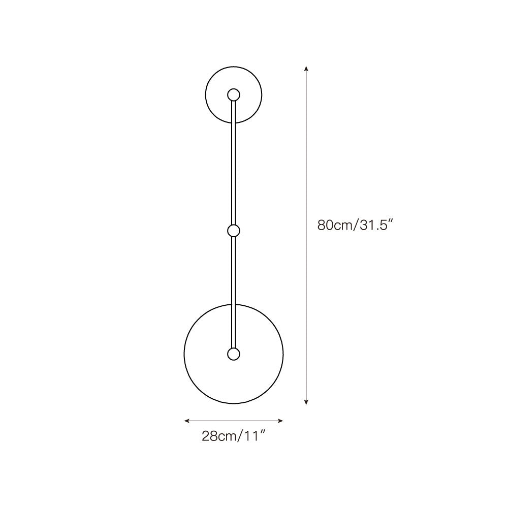 Mito Travertine Wall Lamp