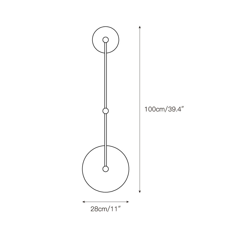 Mito Travertine Wall Lamp