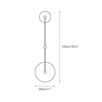 Mito Travertine Wall Lamp