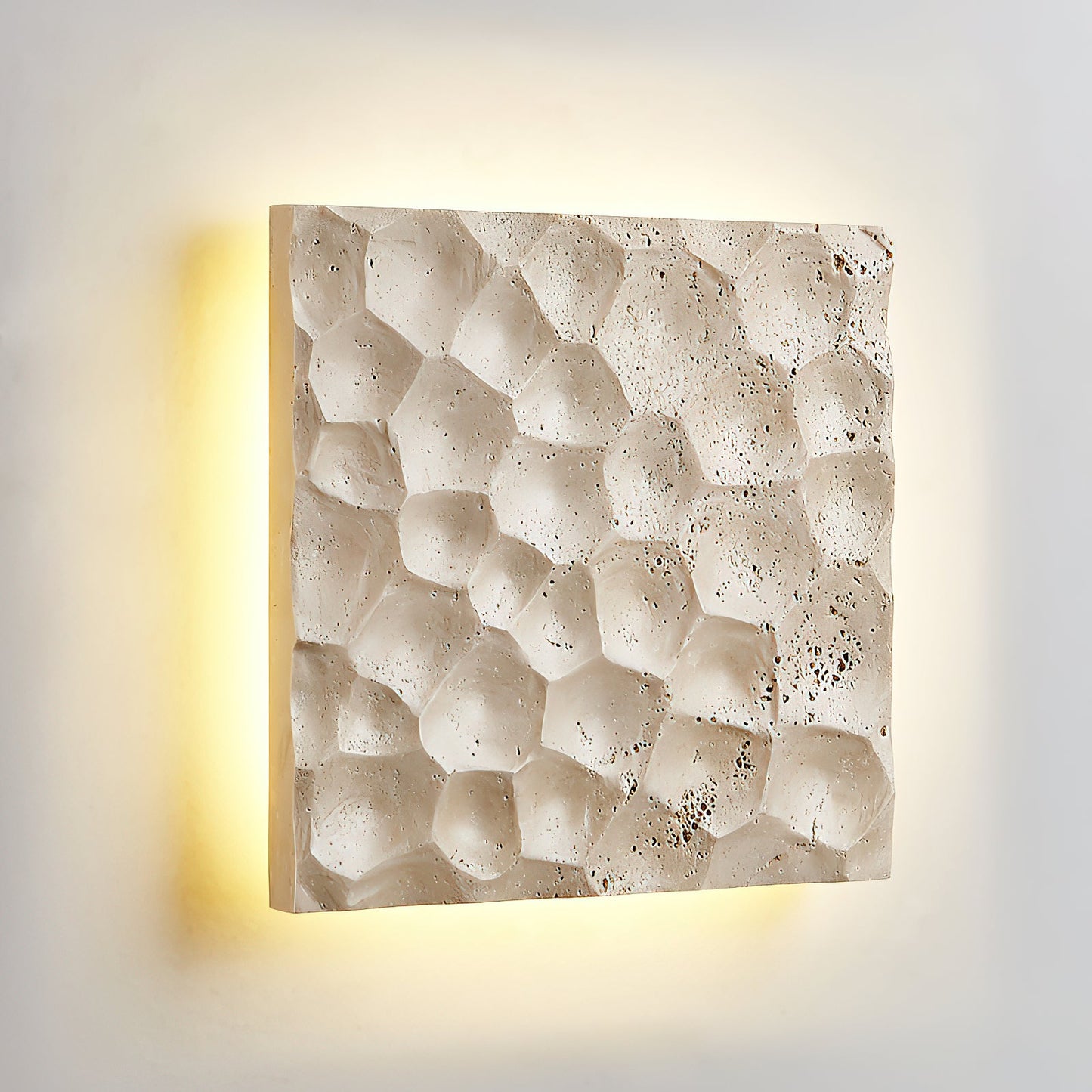Modular Panel Travertine Sconce