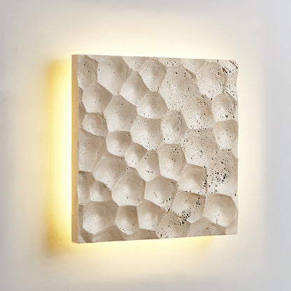 Modular Panel Travertine Sconce
