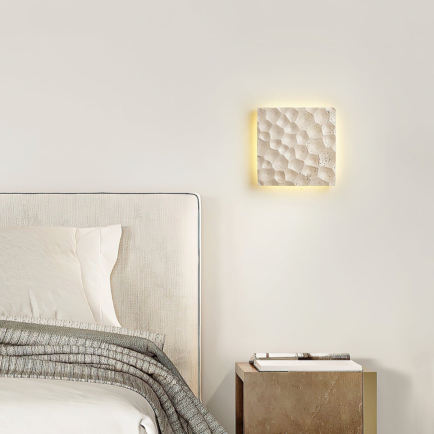 Modular Panel Travertine Sconce