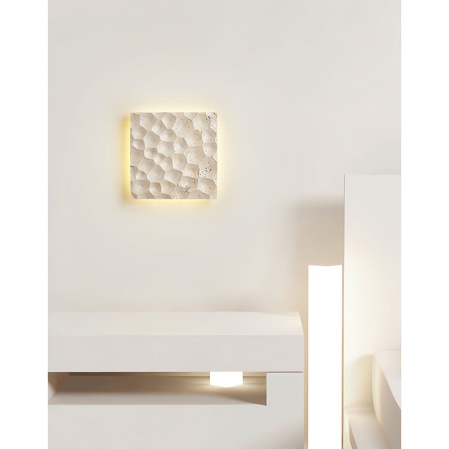 Modular Panel Travertine Sconce