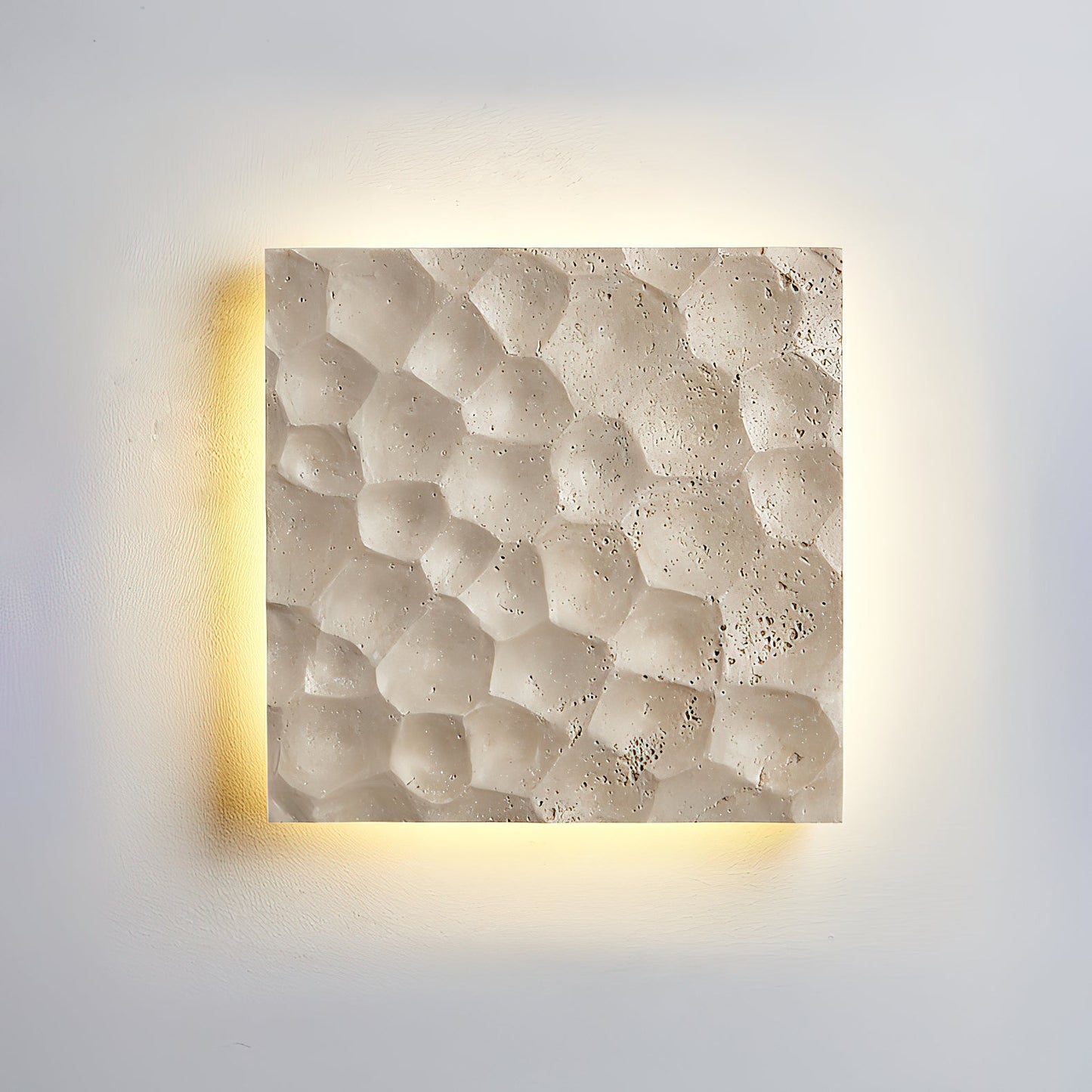 Modular Panel Travertine Sconce