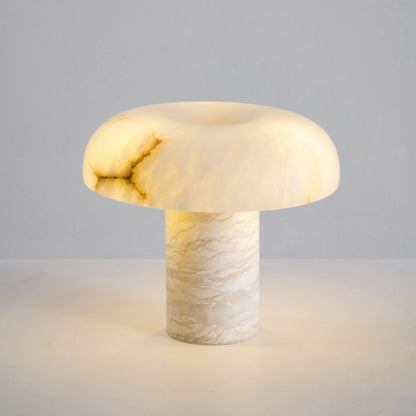 Mushroom Type Alabaster Table Lamp
