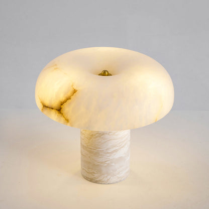 Mushroom Type Alabaster Table Lamp