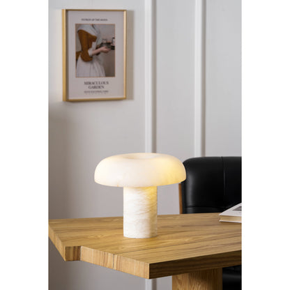 Mushroom Type Alabaster Table Lamp