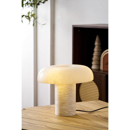 Mushroom Type Alabaster Table Lamp