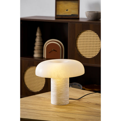 Mushroom Type Alabaster Table Lamp