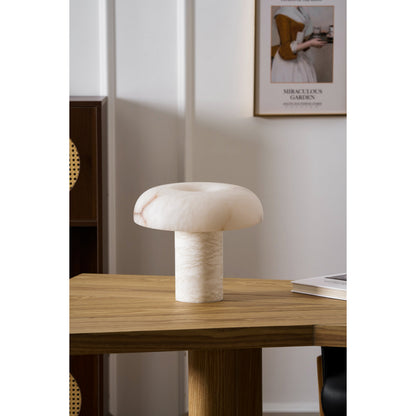 Mushroom Type Alabaster Table Lamp