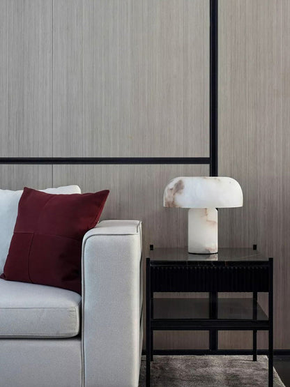 Mushroom Type Alabaster Table Lamp