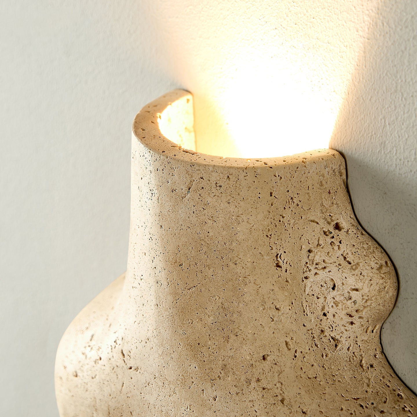 Mya Travertine Wall Lamp