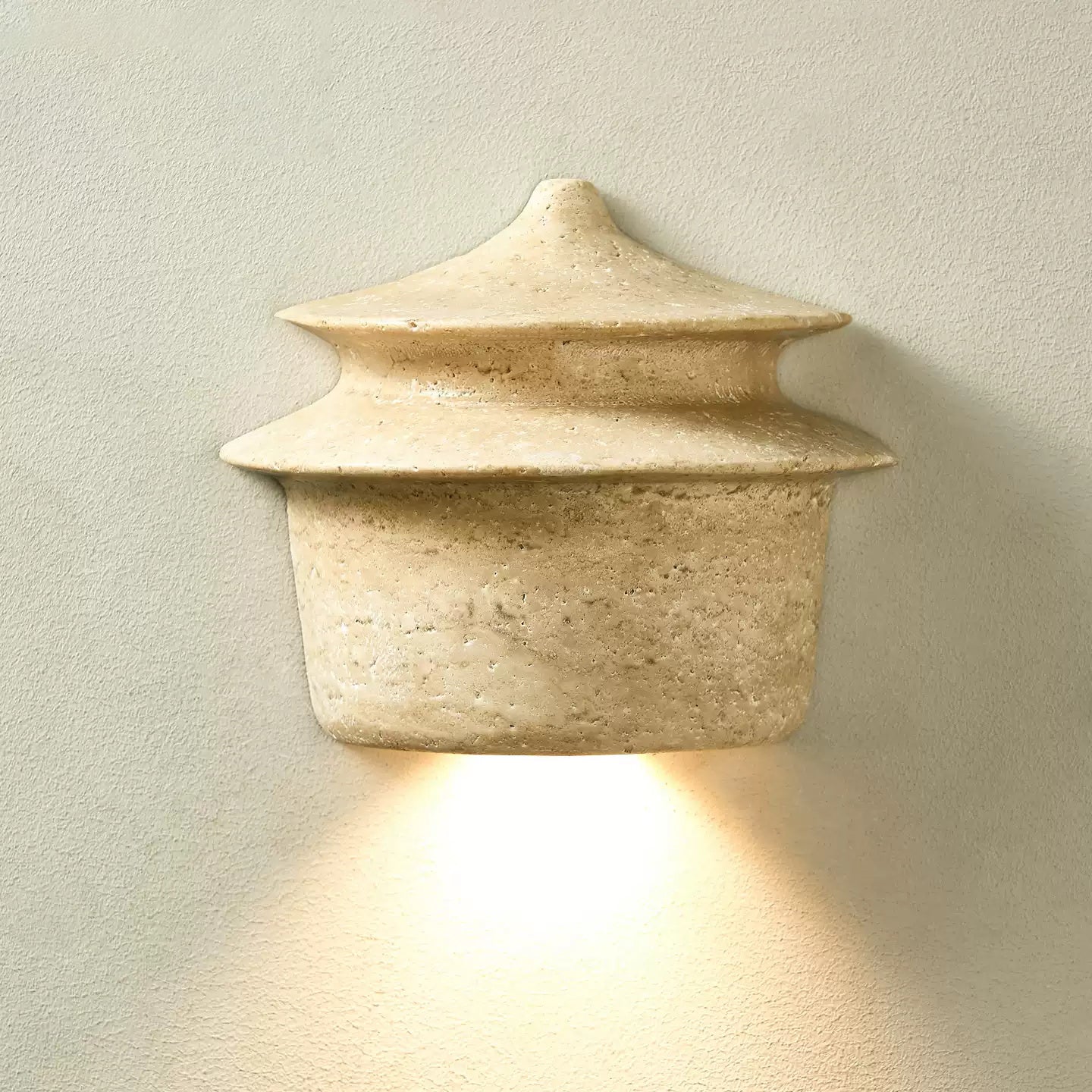Mya Travertine Wall Lamp