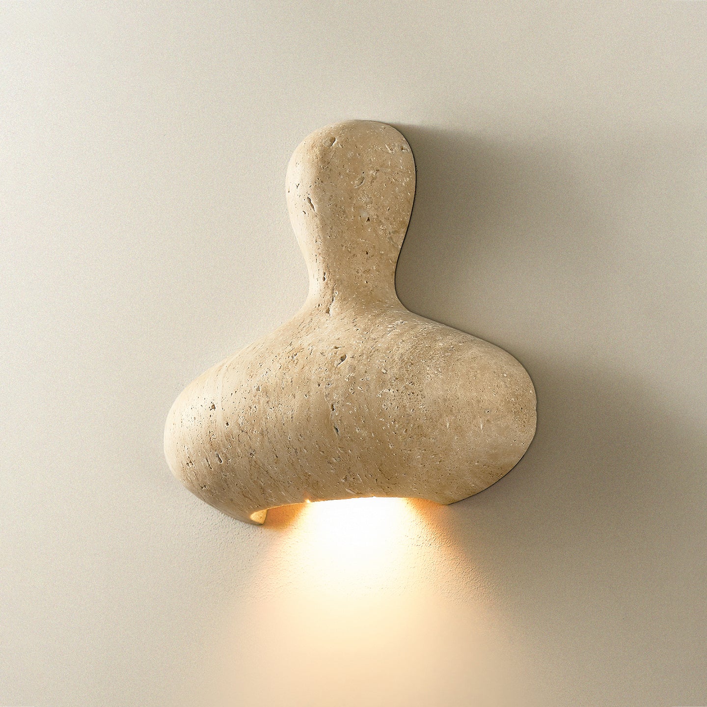 Mya Travertine Wall Lamp