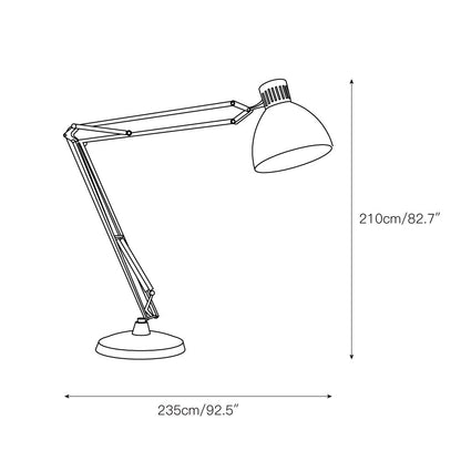 Oversized Industrial Floor Lamp
