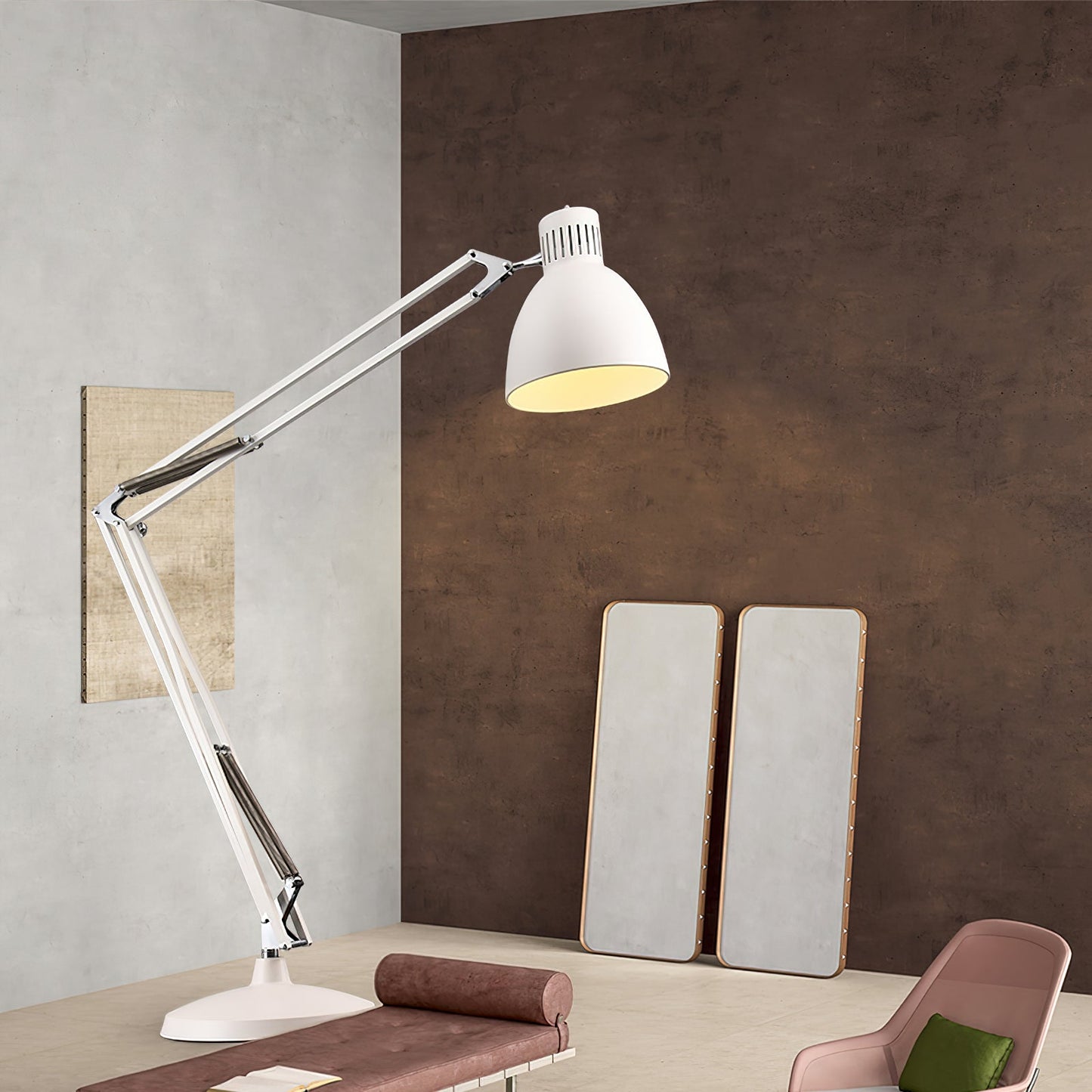 Oversized Industrial Floor Lamp