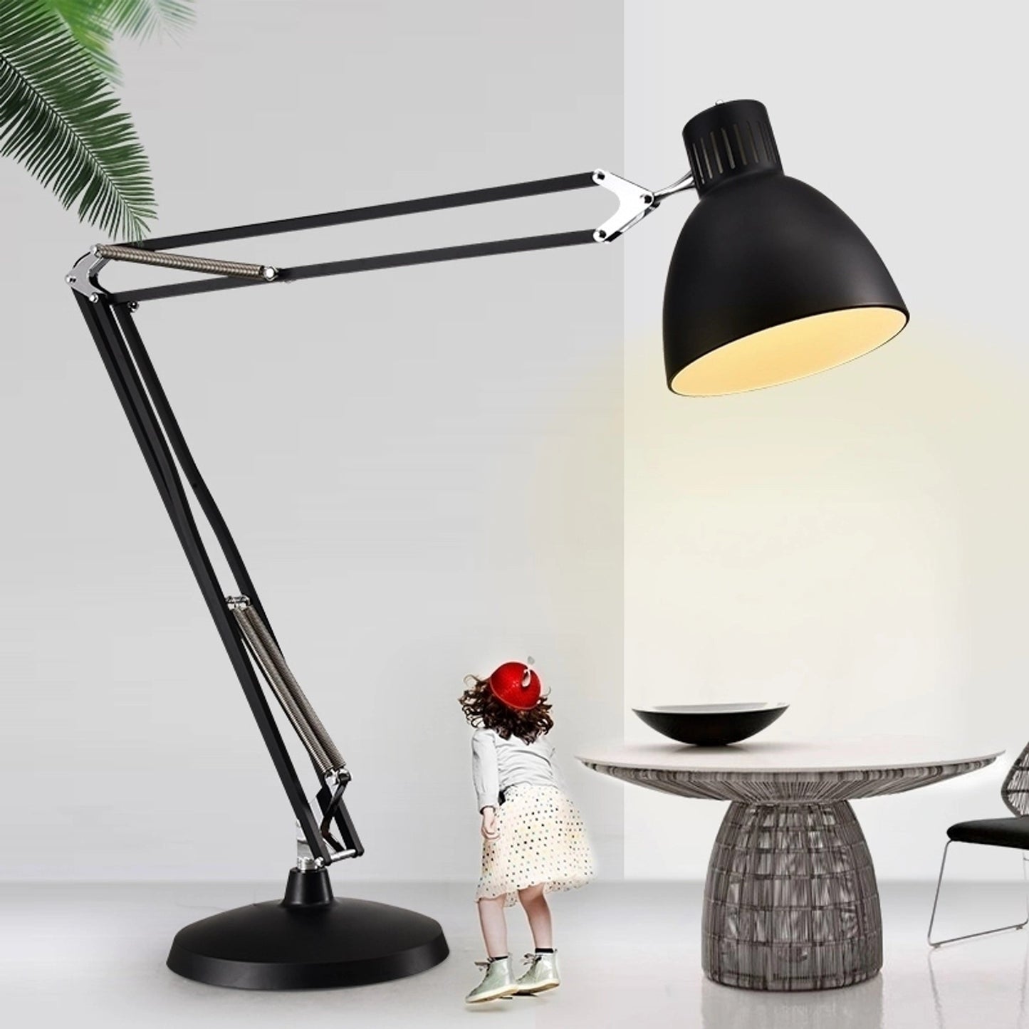 Oversized Industrial Floor Lamp