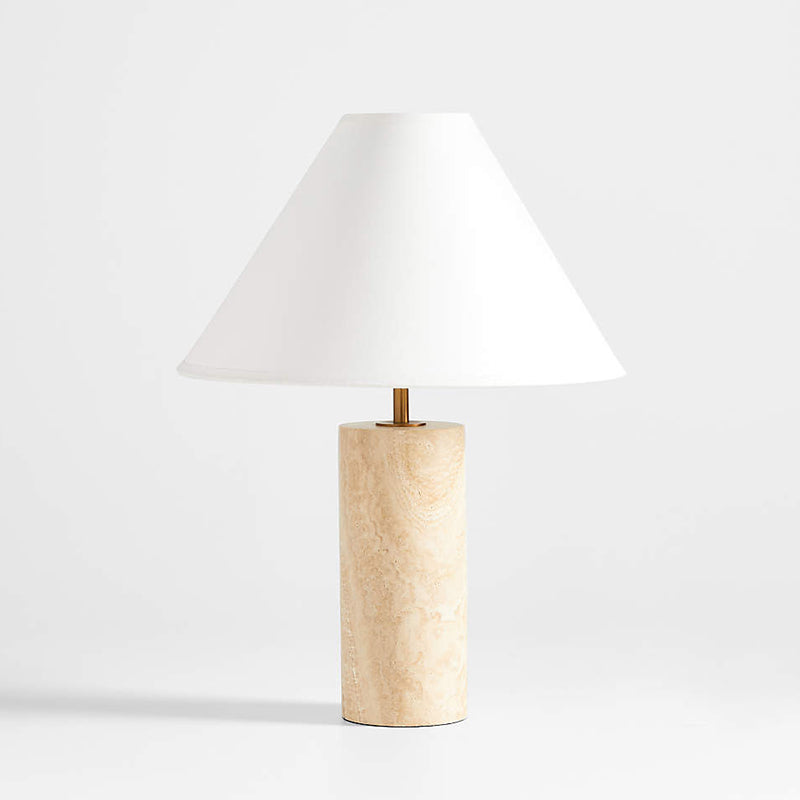Navagio Travertine Table Lamp