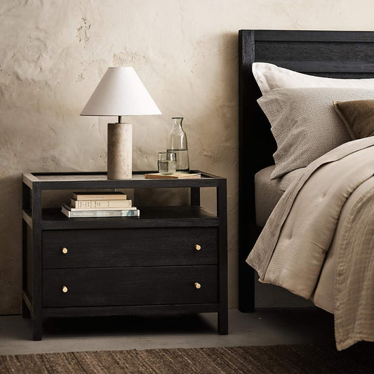 Navagio Travertine Table Lamp