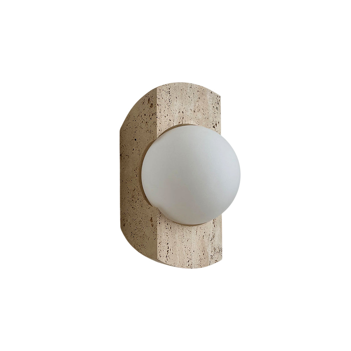 Neptune Travertine Wall Lamp