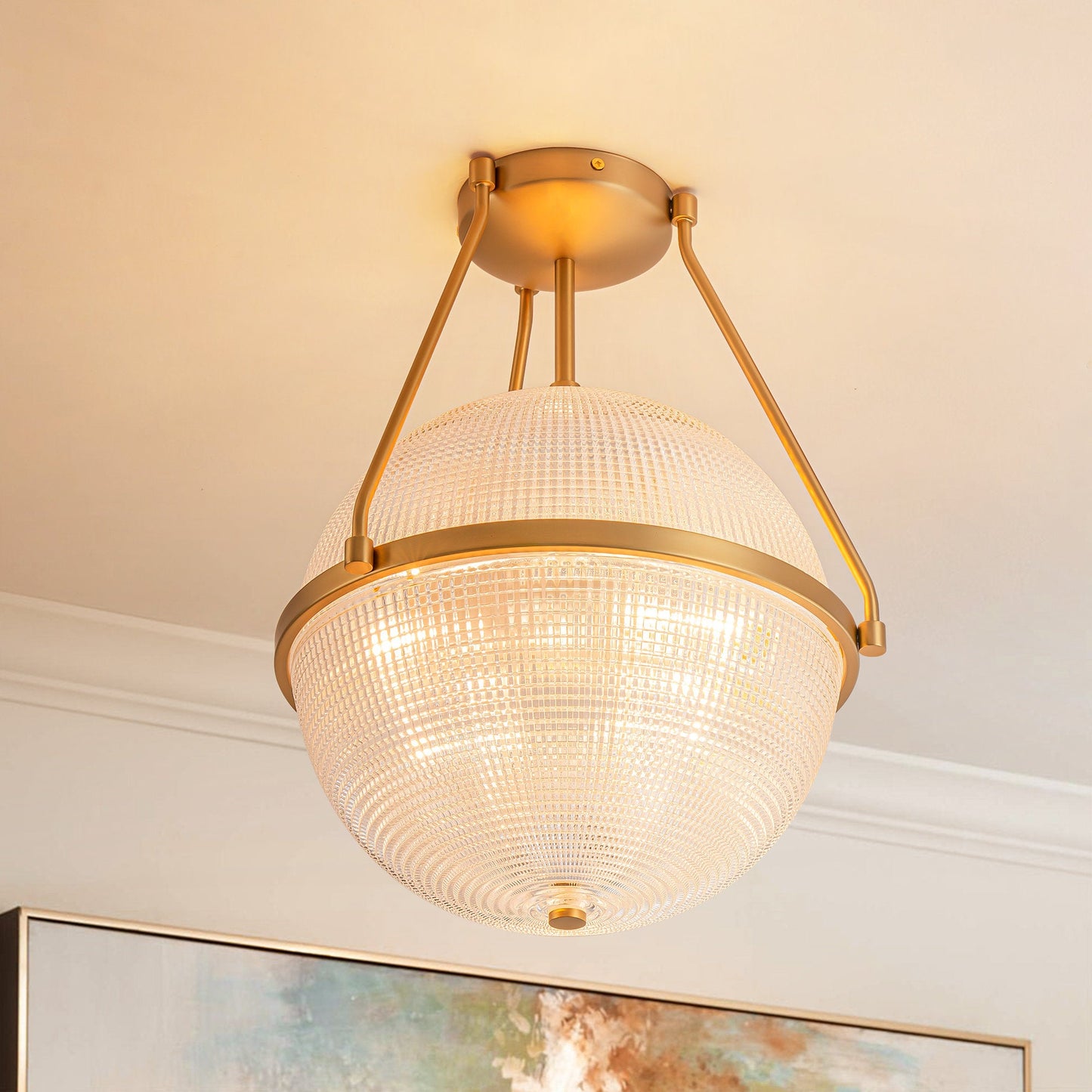 Neven Glass Ceiling Lamp