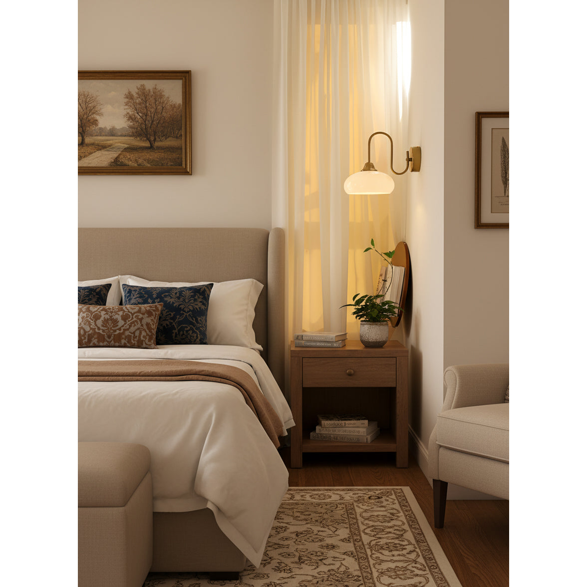 Nova Glass Wall Light
