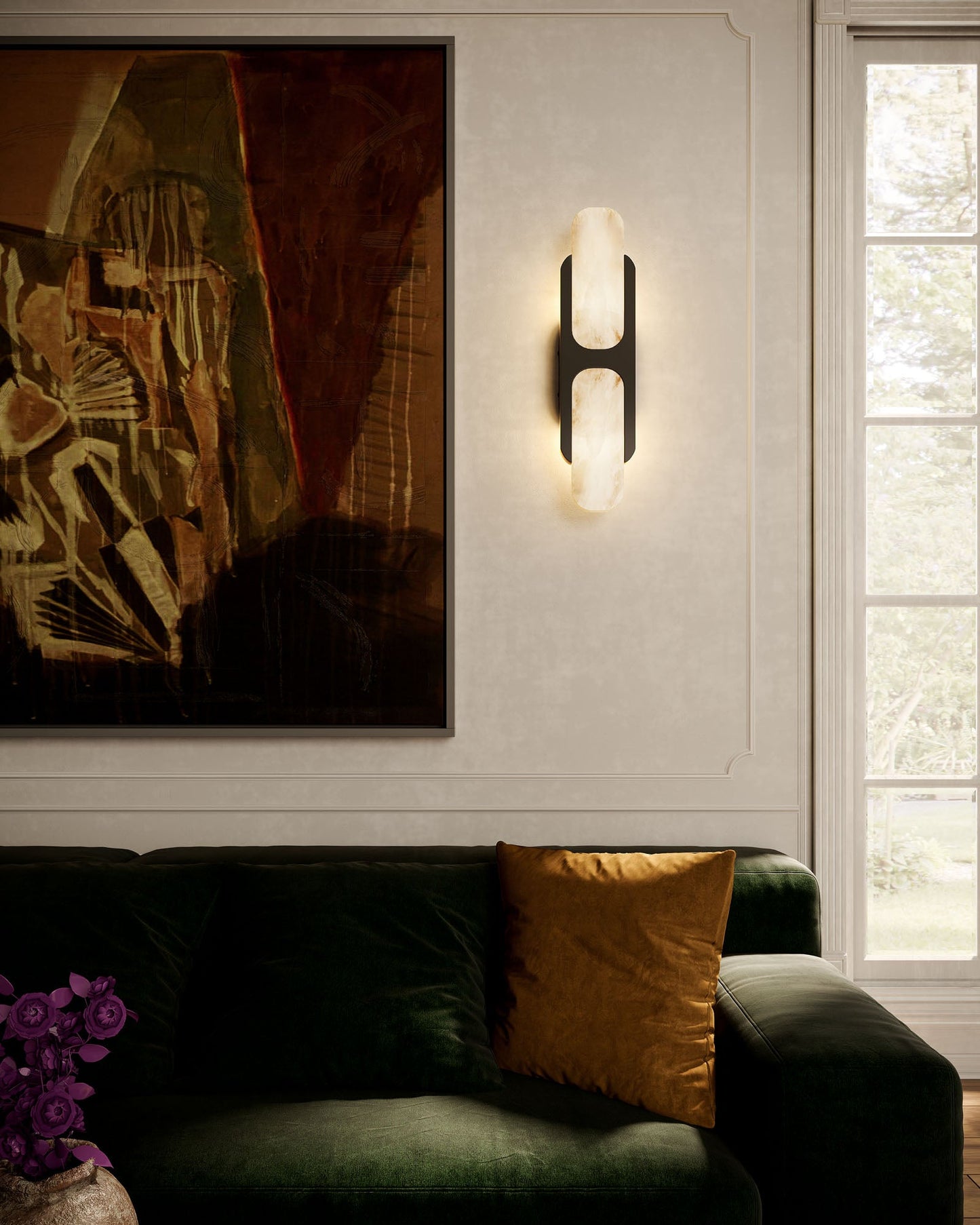 Odin Alabaster Wall Lamp