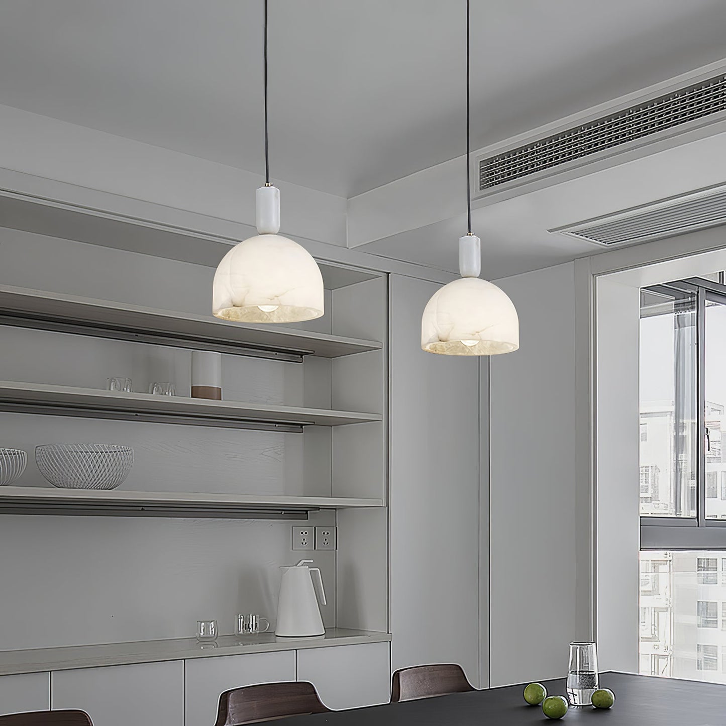 Oki Alabaster Pendnat Light
