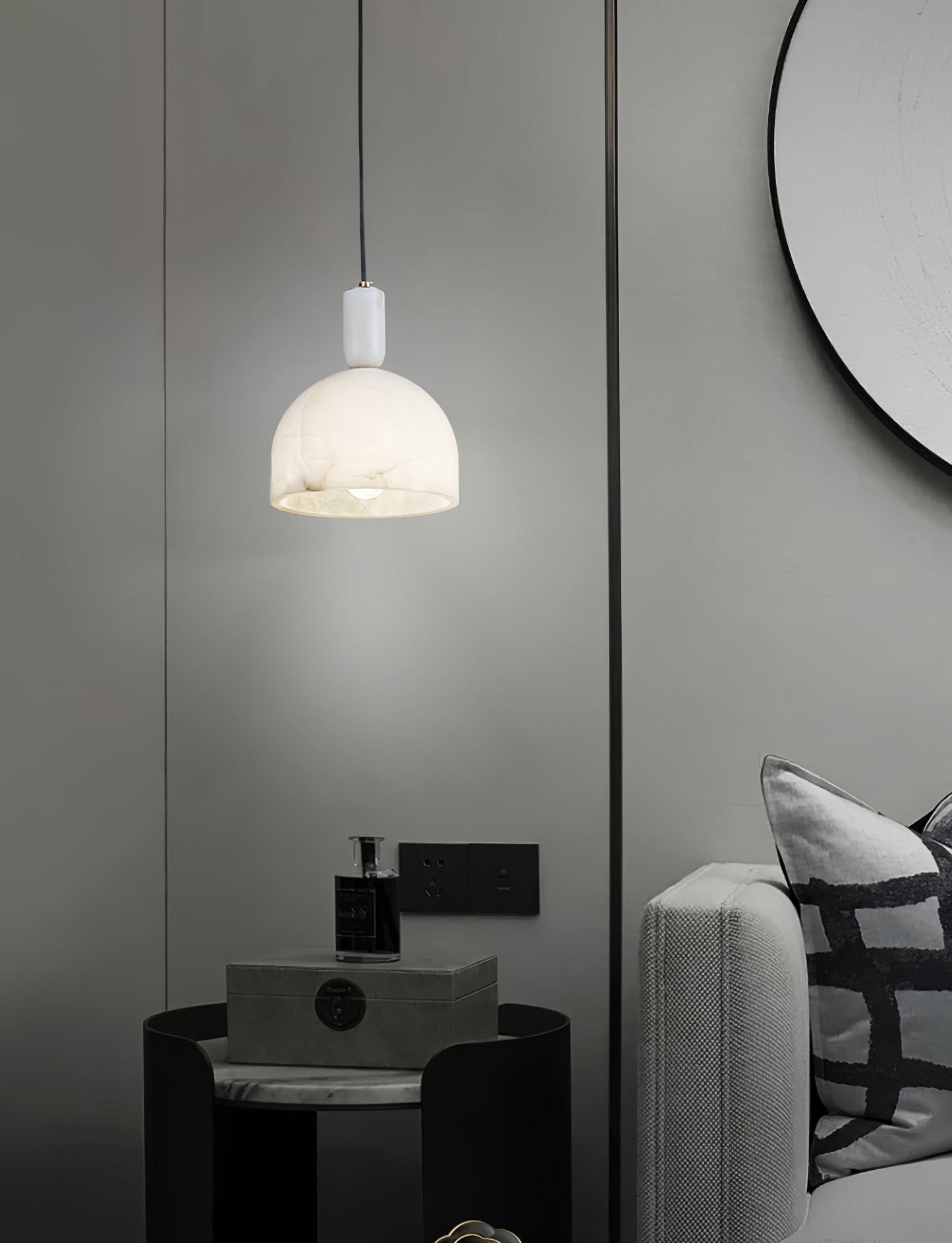Oki Alabaster Pendnat Light