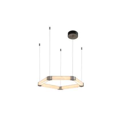Ola Single Ring Alabaster Chandelier