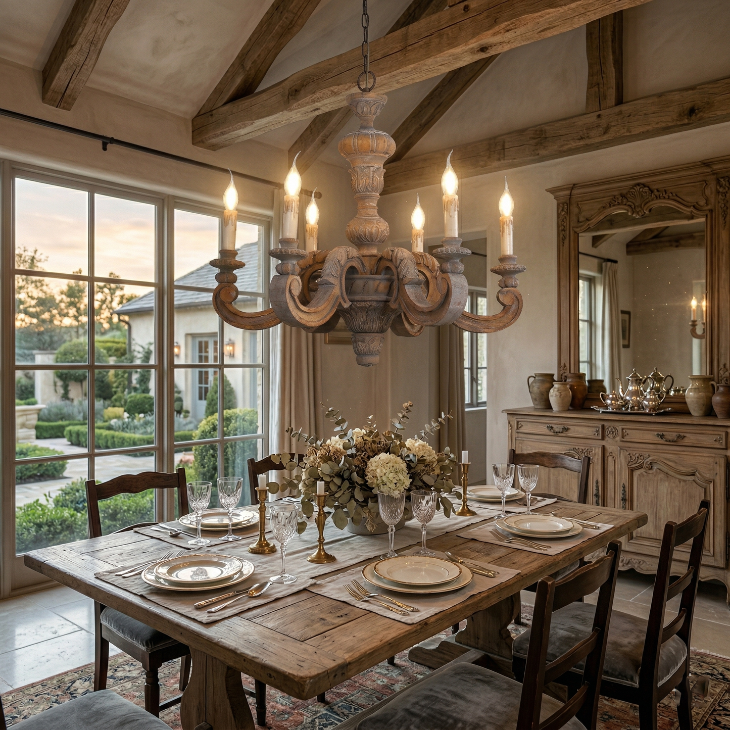 Roman Pillar Chandelier