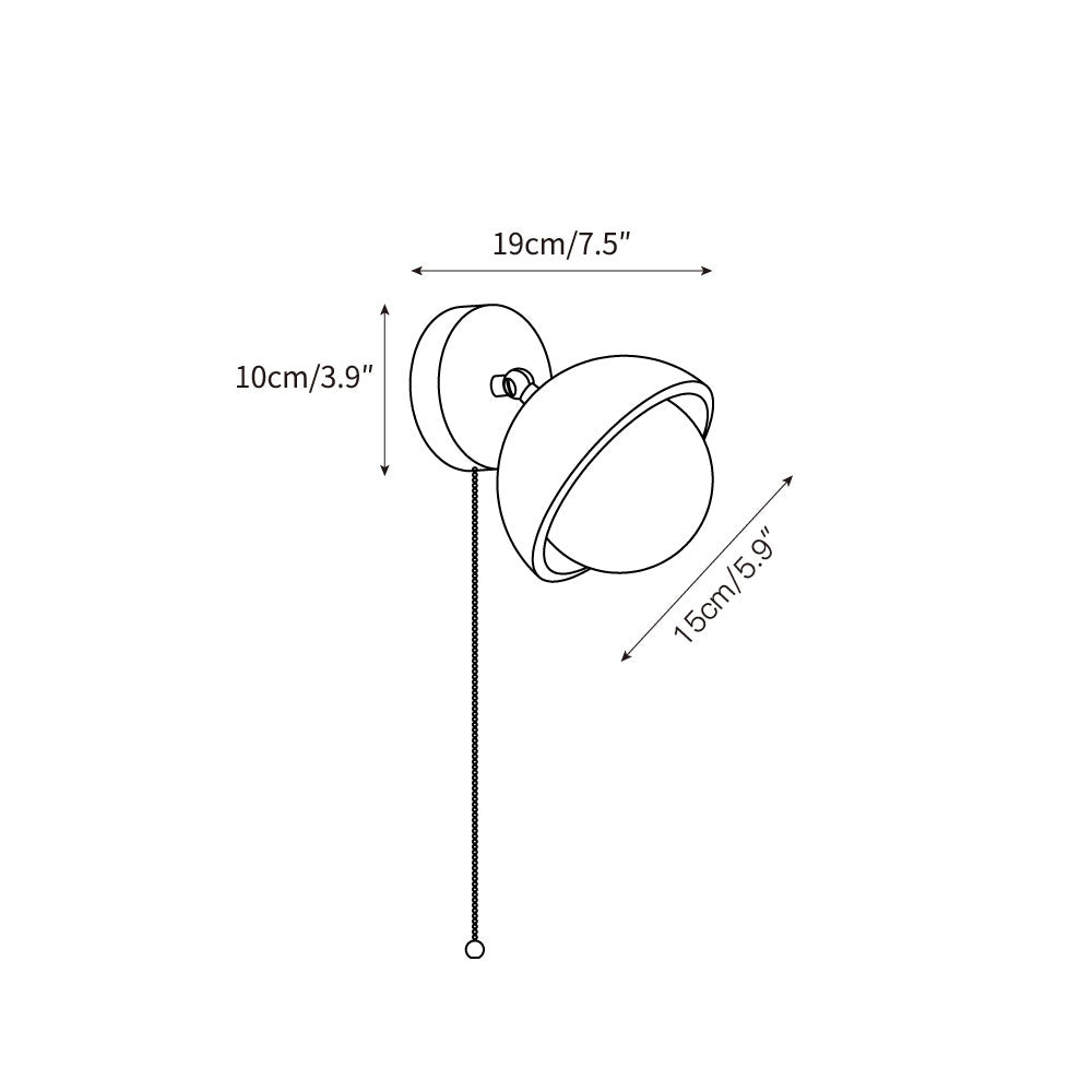 Ollina Travertine Wall Lamp