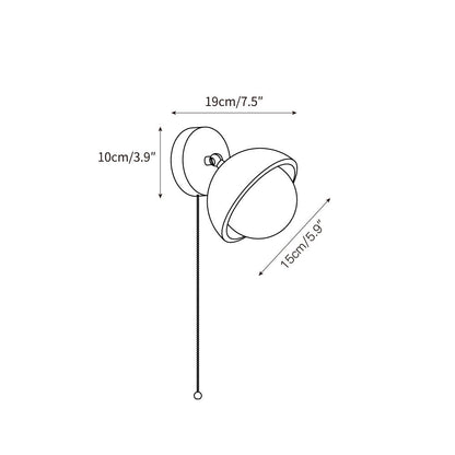 Ollina Travertine Wall Lamp