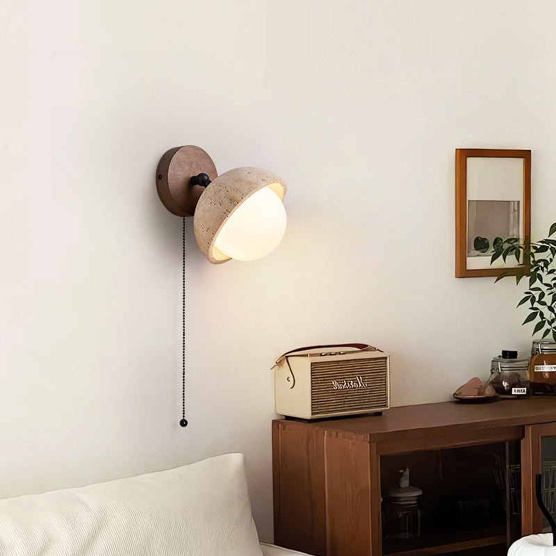 Ollina Travertine Wall Lamp