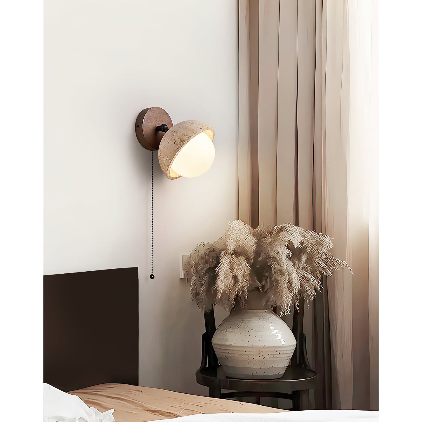 Ollina Travertine Wall Lamp