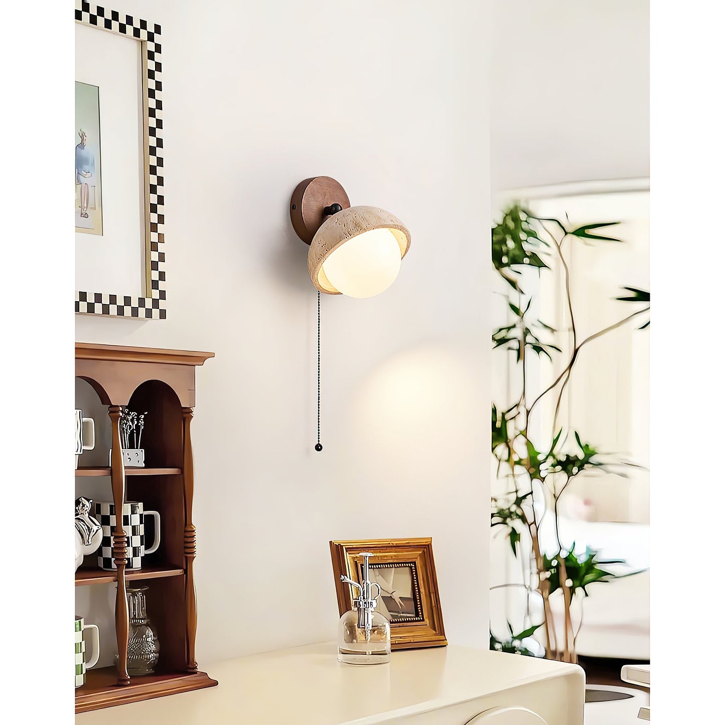Ollina Travertine Wall Lamp